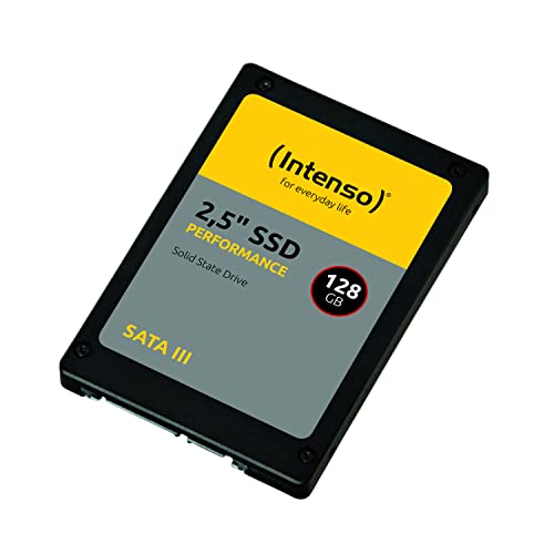 Intenso Disque SSD Interne 2,5 SATA III Performance 128 Go 550 Mo Sec Noir
