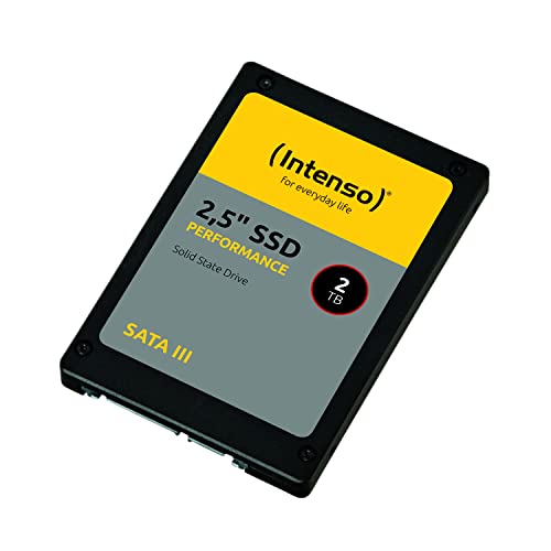 Intenso Disque SSD Interne 2,5 SATA III Performance, 2 to, 550 Mo s, Noir