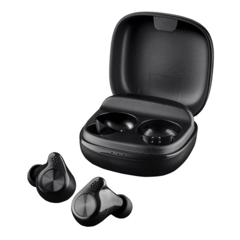 Intenso Écouteurs Intenso T200 sans fil Bluetooth pour appels et musique, commandes tactiles, noirs