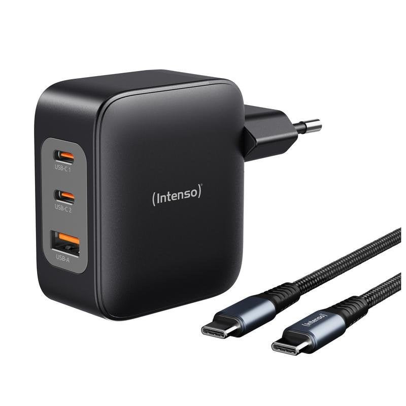 Intenso Source d'Alimentation Intenso W100ACC C520C 100 W GaN charge rapide 3 appareils