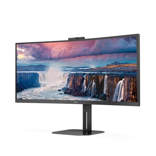 AOC 34 L CU34V5CW BK Curved, Webcam 2MP Windows Hello