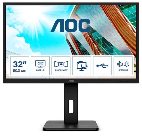 AOC 31 5IN QHD 2560X1440 4MS 16 9