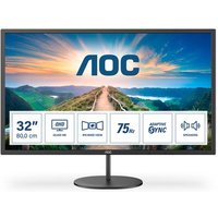 AOC AOC V4 Q32V4 A�cran plat de PC 80 cm 31 5  2560 x 1440 pixels 2K Ultra HD LED Black
