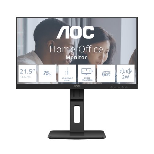 AOC Écran PC AOC E2 22E2UMF 21,5 Full HD 75Hz VA USB Haut-parleurs Réglable