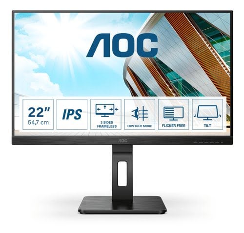 AOC P2 22P2Q IPS 4ms FHD DVI HDMI HP