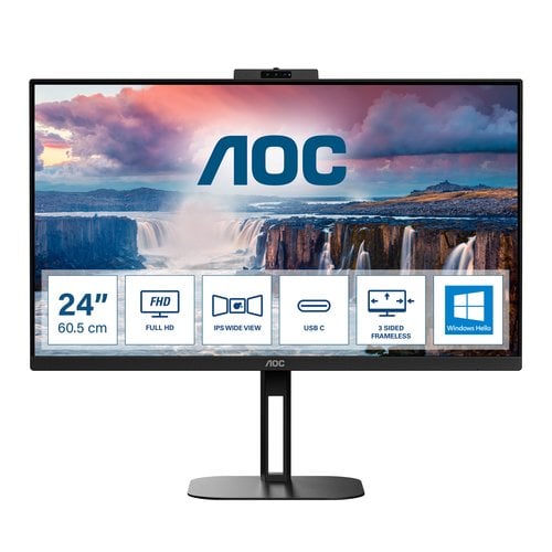 AOC 24V5CW BK 24IN 16 9 1920X1080
