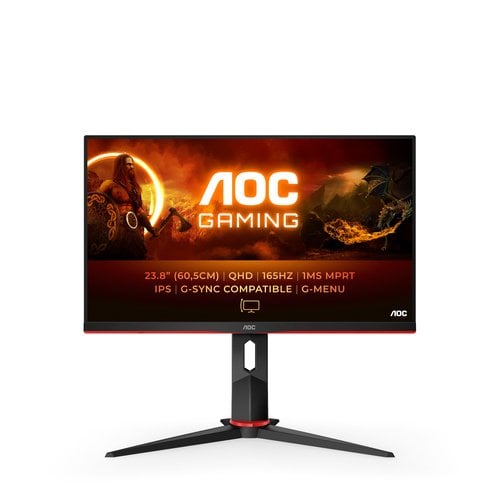 AOC G2 Q24G2A BK 23 8 QHD 165Hz 1ms IPS HDR G SYNC