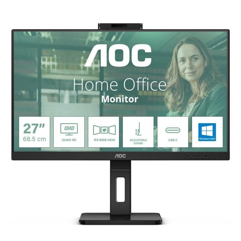 AOC Écran PC AOC Q27P3QW 27 Quad HD 75Hz IPS Webcam Haut-parleurs