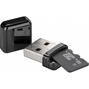 Goobay Nano lecteur de cartes sur USB 2 0