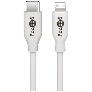 Goobay Cable Lightning to USB C M M 1M White