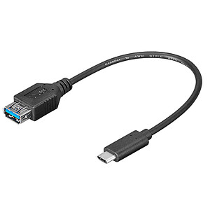 Adaptateur en cable USB C 3 1 male A femelle