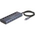 DeLock Hub USB 3 0 Type C 6x Ports USB C 1x Port USB C avec Power Delivery 20 W