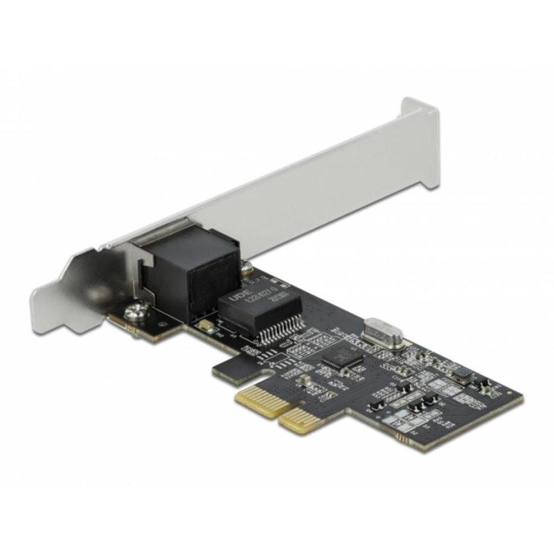 Delock Tarjeta de Red Delock PCI Express x1 2,5 Gigabit Ethernet 2500 Mbps LED