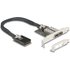 DeLock Carte reseau Mini PCI Express avec 2 ports SFP Gigabit Ethernet
