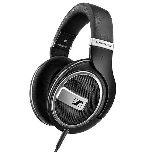 Sennheiser HD 599 SE - Casque Gaming à Dos Ouvert, Design Premium, Son Naturel et Équilibré, Confort Exceptionnel, Casque PS4 pour la Musique, le Gaming, les Études et le Travail, Noir