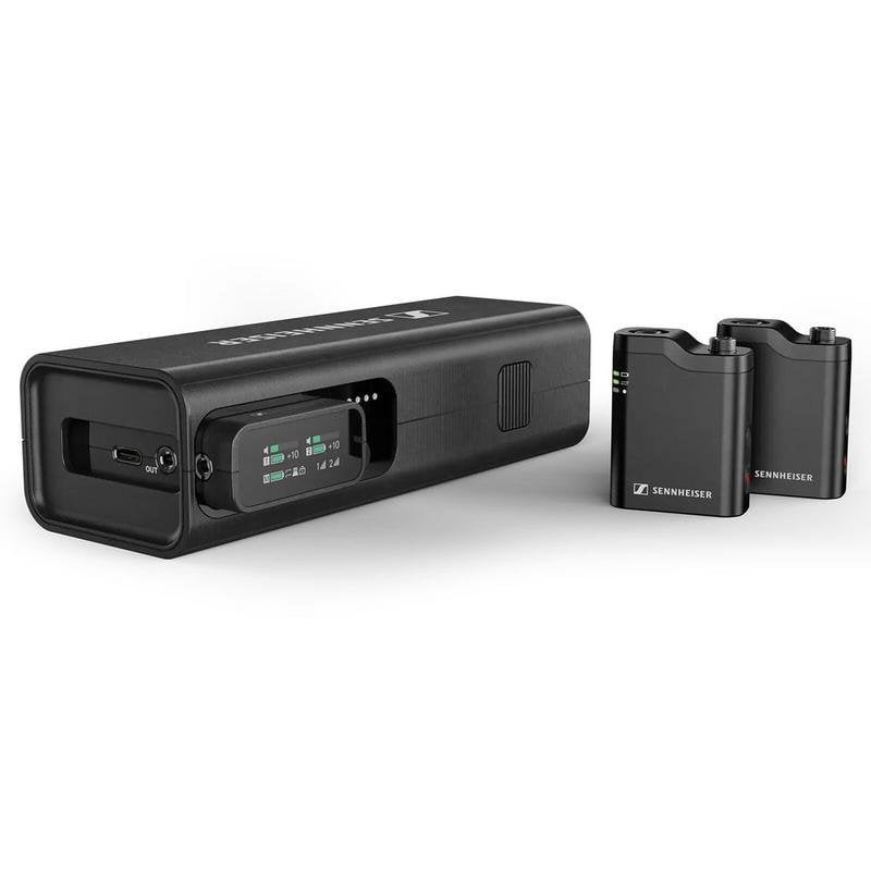 Sennheiser Microphone Sennheiser 700266 Sans fil 2x Lavalier omnidirectionnel OLED USB-C