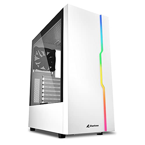 Sharkoon Sharkoon RGB Slider ATX Verre Trempé USB 3.0 ARGB White