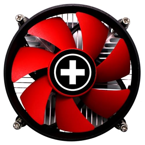 Xilence I350 PWM Refroidisseur CPU Intel, LGA 1954 1851 1700, 110 W TDP, Top Blow, ventilateur PWM 92 mm silencieux, montage facile, avec pâte thermique, idéal pour bureautique Gaming