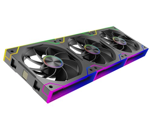 Xilence XPF360R.ARGB Pack de 3 ventilateurs Reverse pour PC Gaming, 3x120mm PWM ARGB, avec Daisy-Chain, Infinity Mirror, Hydro Bearing, fonctionnement silencieux jusqu’à 32 dB(A), câble jusqu’à 600mm