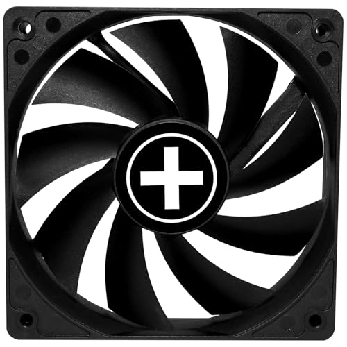 Xilence XPF120.B.PWM Ventilateur de boîtier silencieux 120 mm, 4-PIN, câble 340 mm, palier Hydro, fonction PWM, compatible radiateur, airflow de refroidissement efficace, PC bureautique gaming
