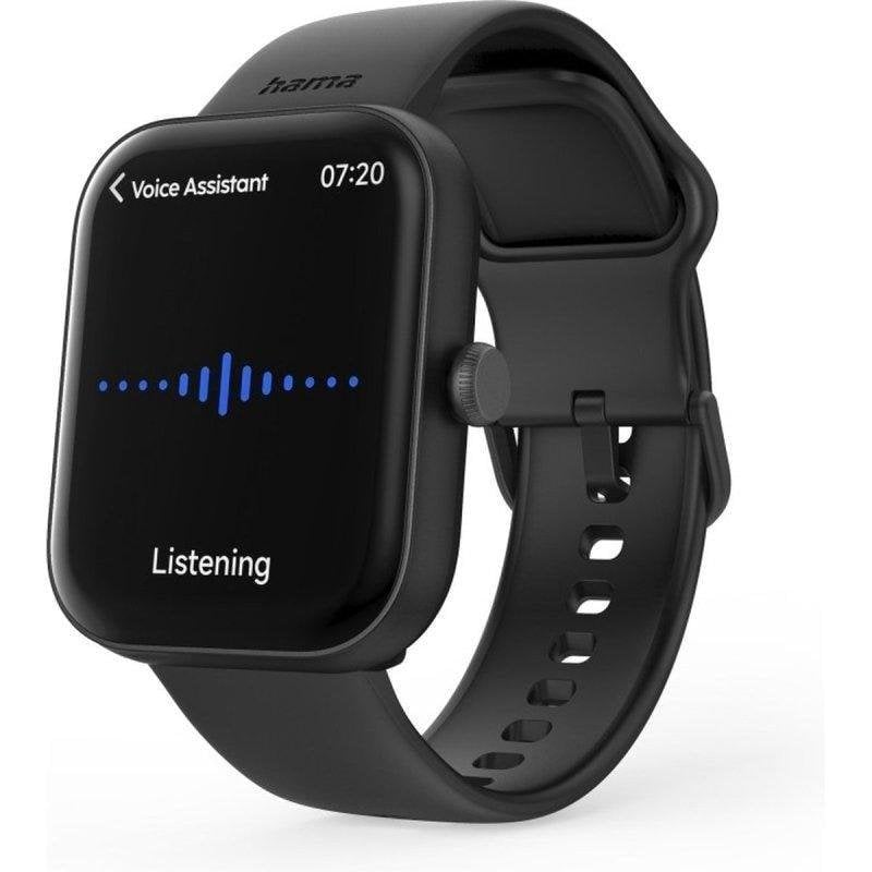 Hama 5000 Bluetooth 47mm TFT Black IP68 SpO2 Pulsomètre Moniteur Sommeil