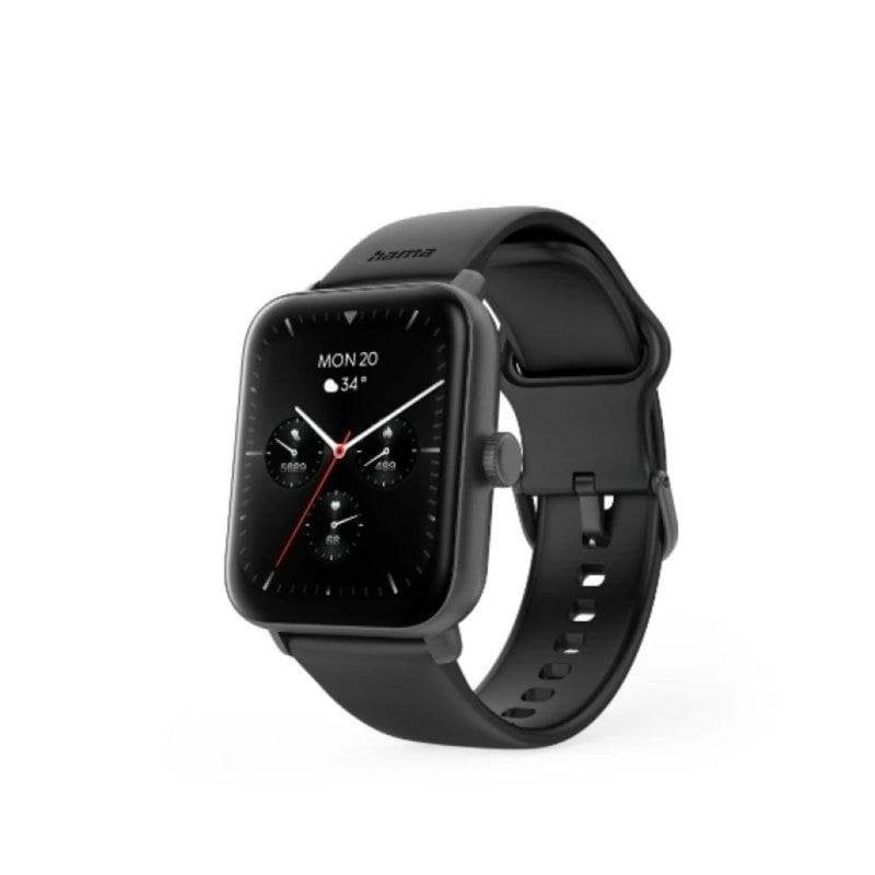 Hama 6010 Bluetooth GPS 44mm TFT Black Étanche IP68 Pulsomètre SpO2 Suivi du Sommeil