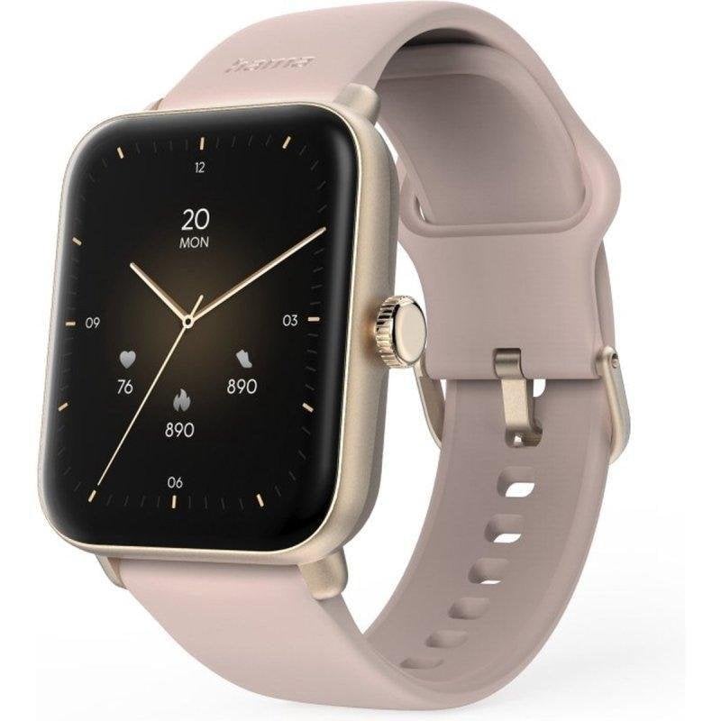 Hama 6010 Bluetooth GPS 44mm Écran TFT Rose Résistance Eau IP68 SpO2 Pulsomètre