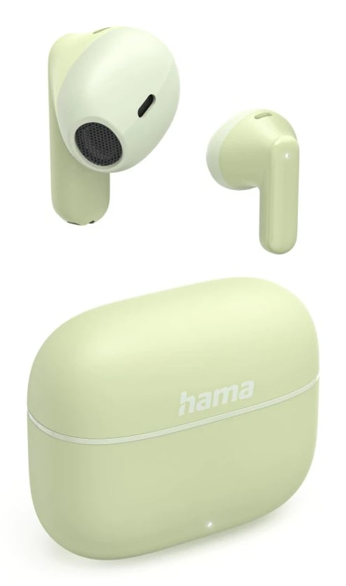 Hama Casque stéréo sans fil Hama avec microphone, contrôle tactile, Green