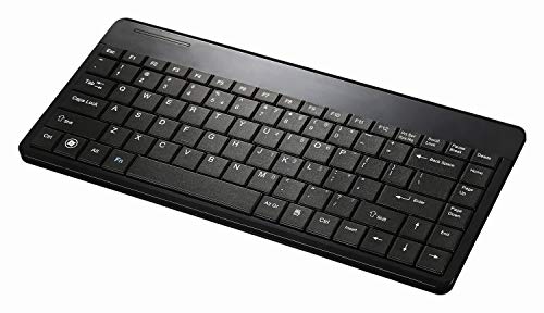 Perixx PERIBOARD-409H USB Noir - claviers (Mini, avec Fil, USB, Noir)