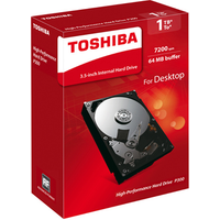 Disque dur interne Toshiba P300 High performance Hard Drive 1 To 7200 tpm 64 Mo
