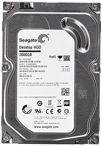Seagate ST2000DM001 Desktop Disques Dur 2000 Go 3.5 Serial ATA