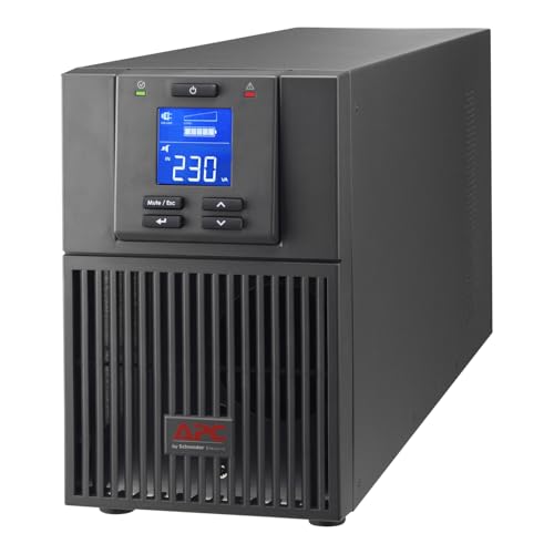 APC Easy UPS on-Line, 1000 VA 800 W, Tour, 230 V, 3 Prises IEC C13, Emplacement pour Carte Intelligente, écran LCD