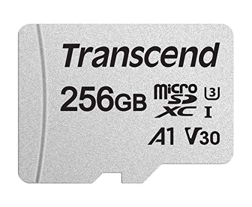 Transcend USD300S 256Go microSDXC Carte microSD U3, V30, A1 avec adaptateur SD - TS256GUSD300S-A