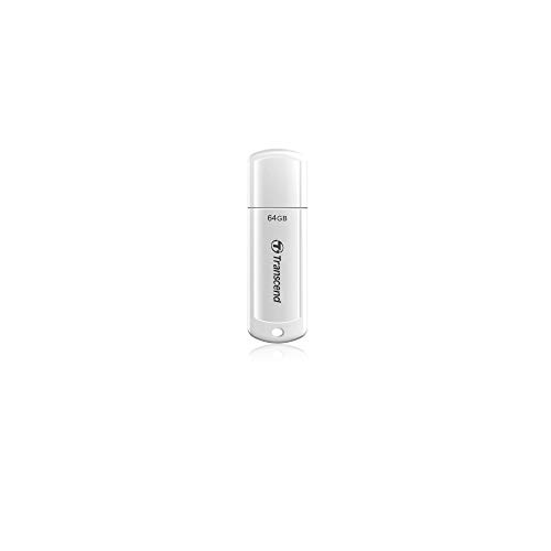 Transcend 64GB JetFlash 730 USB 3.0 Flash Thumb Drive, White