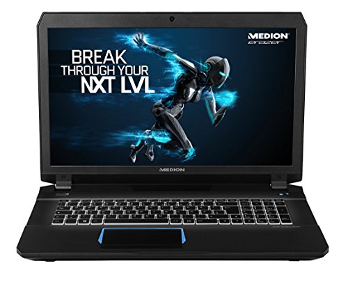 Medion Erazer X7843 (MD 99884) 43,9 cm 17,3 Ordinateur portable gaming Intel Core i7–6700HQ, 2,6 GHz, 16 Go DDR4, disque dur 1 To, SSD 256 Go, NVIVIDA GeForce GTX 980M, Windows 10, noir