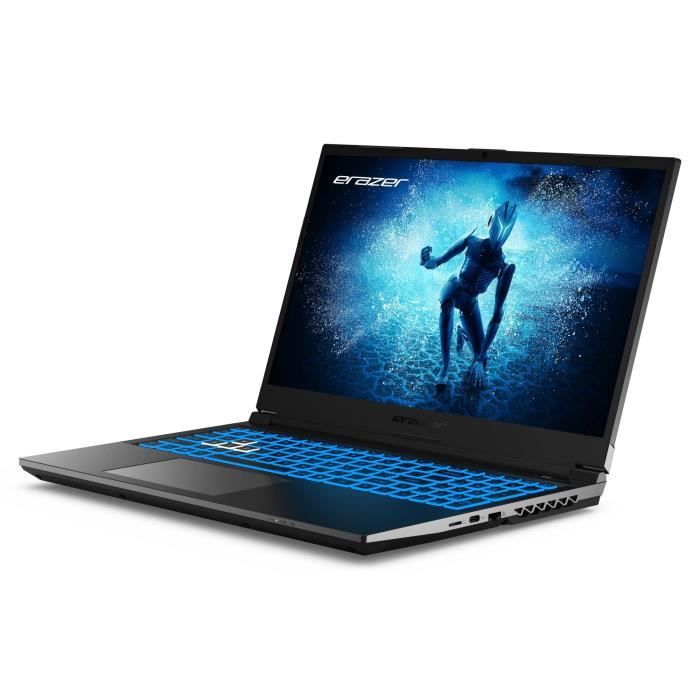 PC Portable Gamer ERAZER Deputy P60i Sans Windows 156 FHD 144 Hz RTX4060 i5 12450H RAM 16Go 512Go SSD Casque Gamer