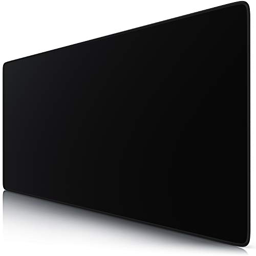 Titanwolf XXL Tapis de Souris Complet pour Jeux de Vitesse Noir 900 x 400 mm XXL Tapis de Souris de Grande Taille Améliore la précision et la Vitesse Prise en Main Stable sur Surfaces Lisses