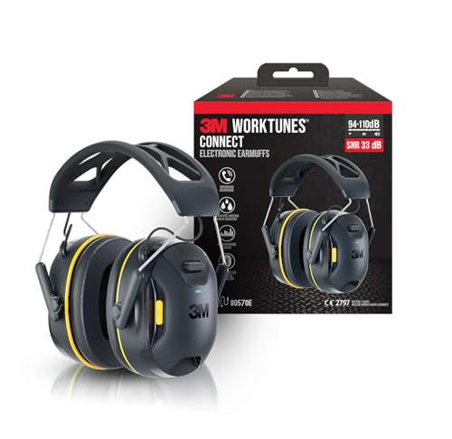 Protection auditive sans fil 3M WorkTunes Connect dotée de la technologie Bluetooth® 90570E-1