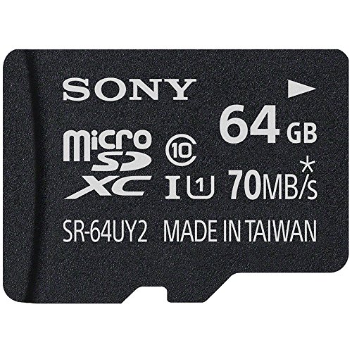 Sony SR64UY2A TQ Carte mémoire Micro SDXC Classe 10 UHS-1 64 Go