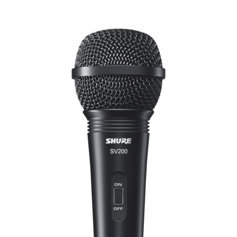 Shure Microphone Shure SV200 XLR cardioïde filaire interrupteur intégré