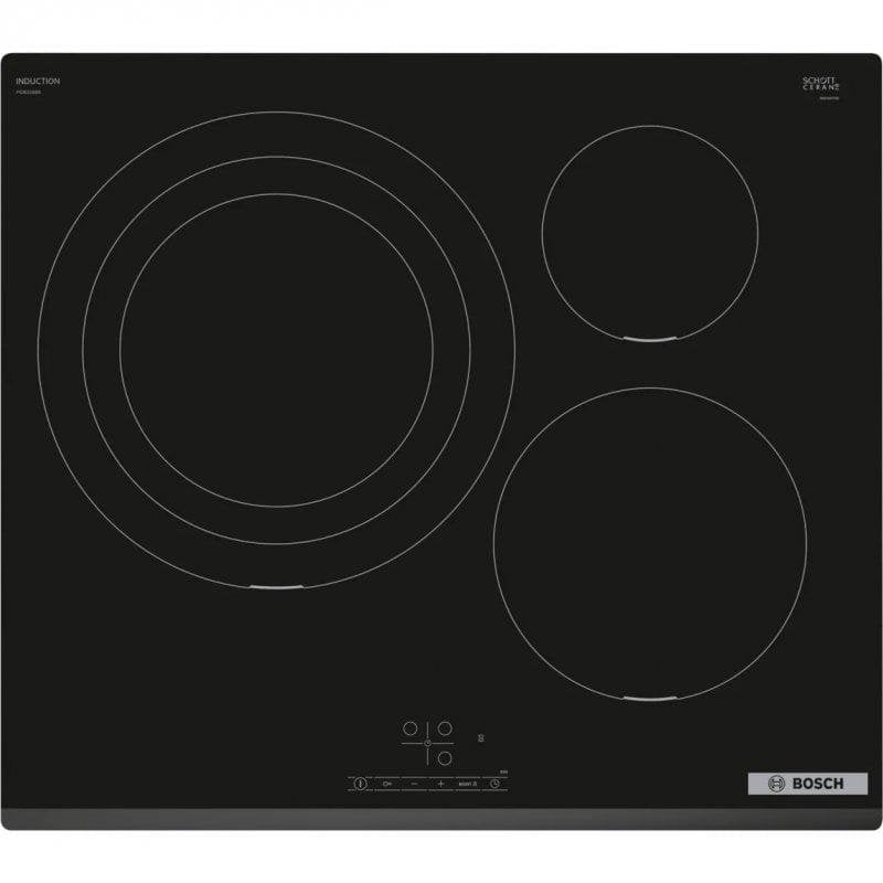 Bosch Plaque à induction Bosch PID631BB5E 3 zones 60 cm Black TouchSelect