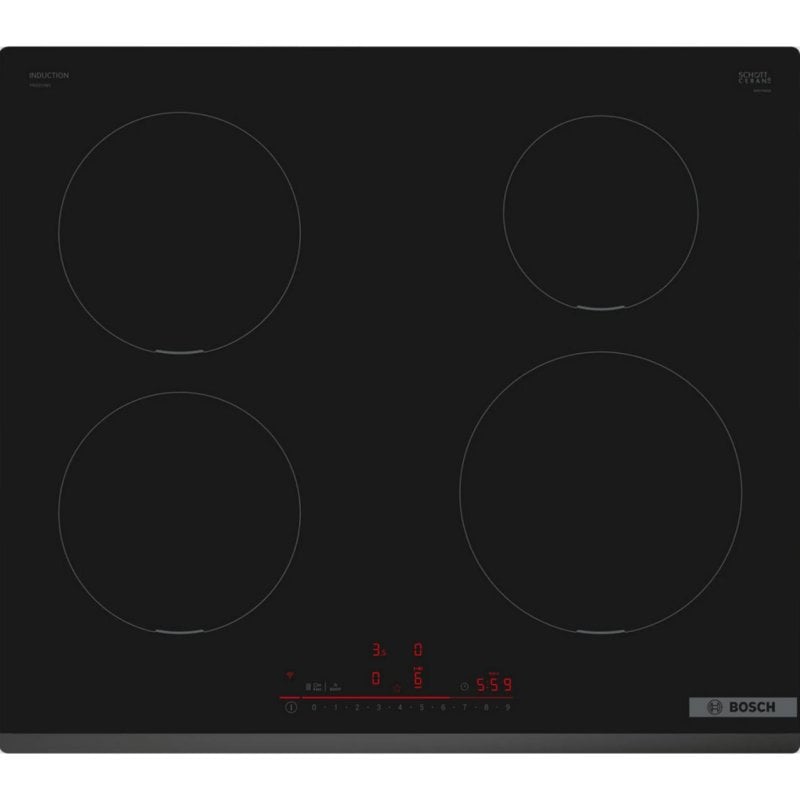 Bosch Plaque à Induction Bosch PIE631HB1E 7400W Black, 60 cm, Écran Tactile, 4 Zones