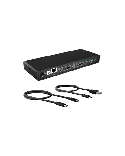 ICY BOX 13-en-1Dock USB 3.0 Type-A Type-C® avec PD 65 W