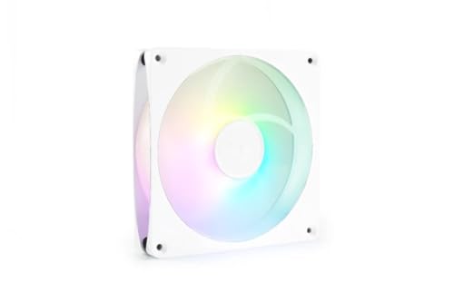 Alphacool 13788 Apex Stealth Ventilateur Aurora en métal chromé 2000 tr min (140 x 140 x 25 mm)