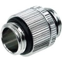 Alphacool Fitting double écrou G1 4 AG vers G1 4 AG - Chrome