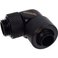Alphacool Fitting 13 10mm 90° Rotatif G1 4 Noir