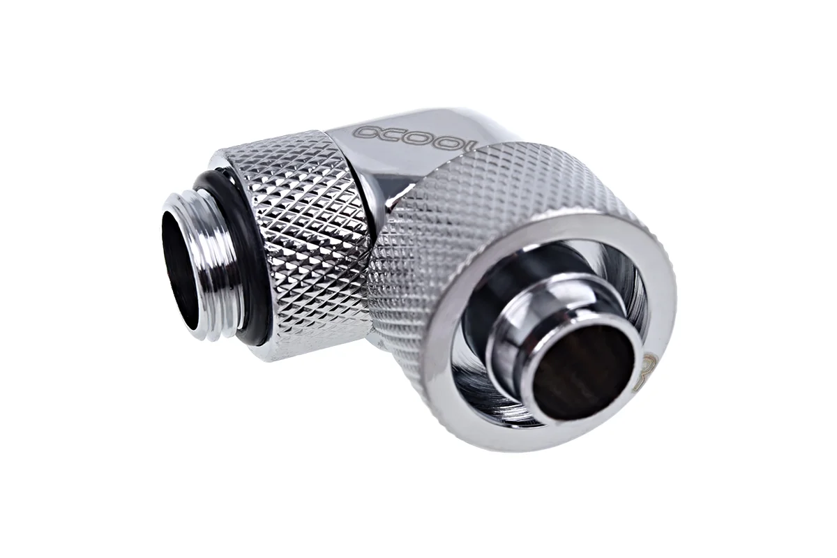 alphacool Refrigeration Liquide Alphacool Eiszapfen 16 10mm Connecteur Rotatif G1 4 Chrome