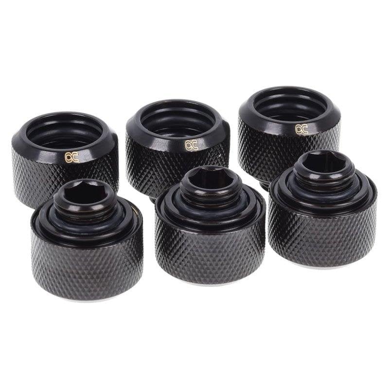 alphacool Refrigeration Liquide Alphacool Eiszapfen 16 10mm Pack 6 Black