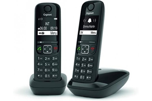 Gigaset Gigaset AS690 Duo - Telephone sans fil avec ID d'appelant - ECO DECT\GAP - Black combine supplementaire