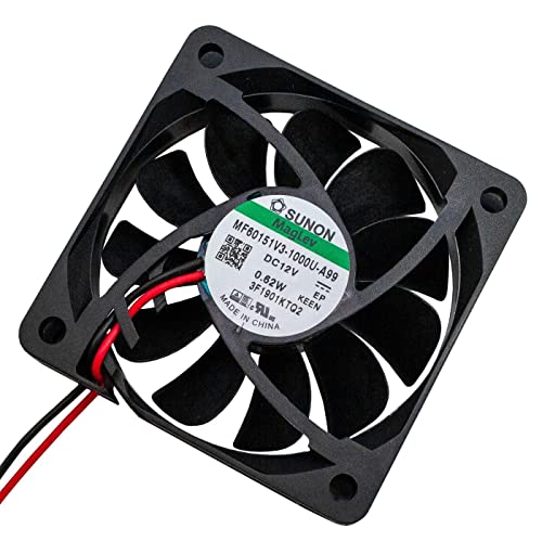 SUNON 12 V CC 0,58 W 60 x 60 x 15 mm 29,9 m³ h 3000 tr min 29,9 m³ h Sunon MF60151V31000UA99